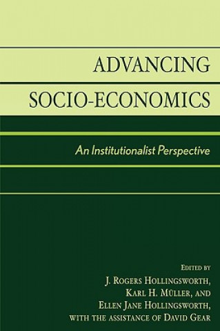 Kniha Advancing Socio-Economics J Rogers Hollingsworth