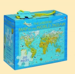 Könyv Map of the World Jigsaw USBORNE