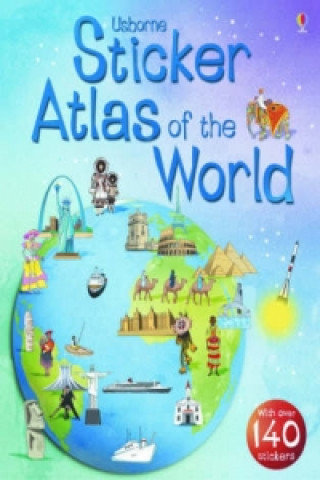 Carte Usborne Sticker Atlas of the World Fiona Patchett