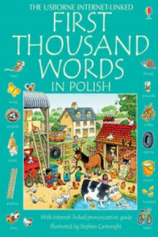 Książka First Thousand Words in Polish Mairi Mackinnon