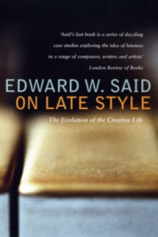 Könyv On Late Style Edward W. Said