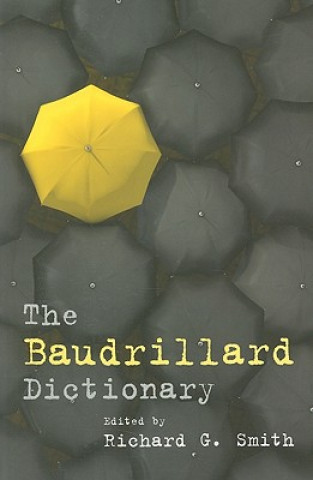Kniha Baudrillard Dictionary Richard G Smith