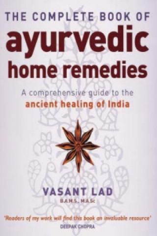 Book Complete Book Of Ayurvedic Home Remedies Vasant Lad