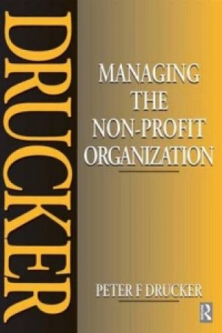 Libro Managing the Non-Profit Organization Drucker