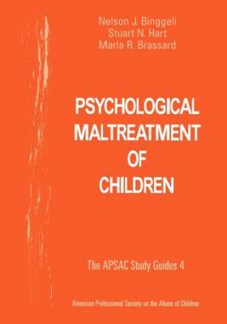 Kniha Psychological Maltreatment of Children Nelson Binggeli