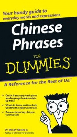 Carte Chinese Phrases For Dummies Wendy Abraham
