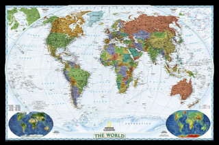 Carte World Political Decorator Map National Geographic Maps - Reference
