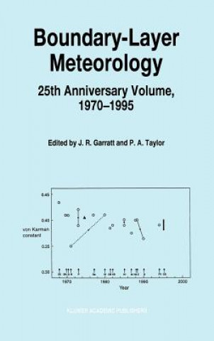 Kniha Boundary-Layer Meteorology 25th Anniversary Volume, 1970-1995 J. R. Garratt