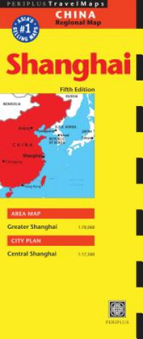 Tiskovina Shanghai Travel Map Fifth Edition Editors