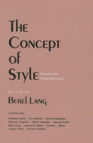 Könyv Concept of Style Berel Lang