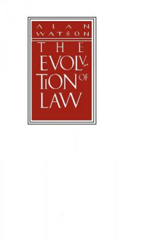 Libro Evolution of Law Alan Watson