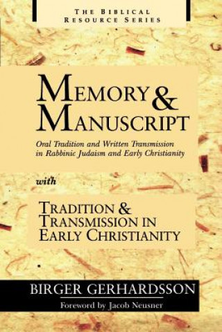 Libro Memory and Manuscript Birger Gerhardsson