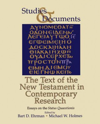 Carte Text of the New Testament in Contemporary Research Bart D. Ehrman
