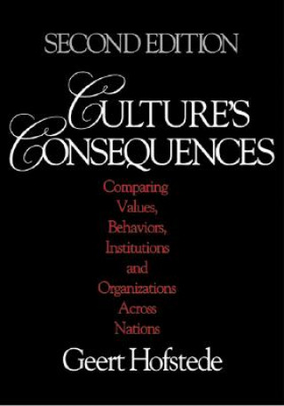 Kniha Culture's Consequences Geert Hofstede