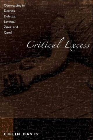 Książka Critical Excess Colin Davis