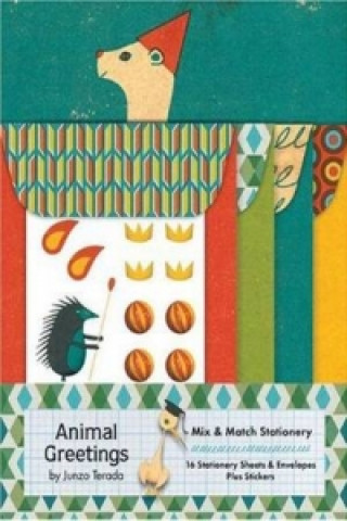 Calendar / Agendă Animal Greetings Mix & Match Stationery Junzo Terada