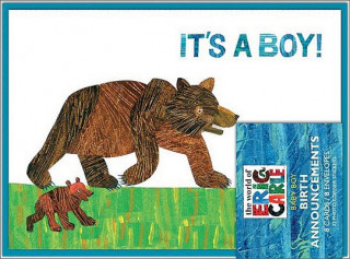 Knjiga Eric Carle Birth Announce Boy Eric Carle