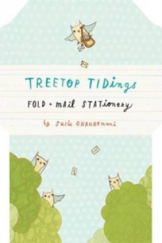 Carte Treetop Tidings Fold and Mail Stationery Susie Ghahremani