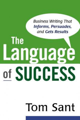 Kniha Language of Success Tom Sant