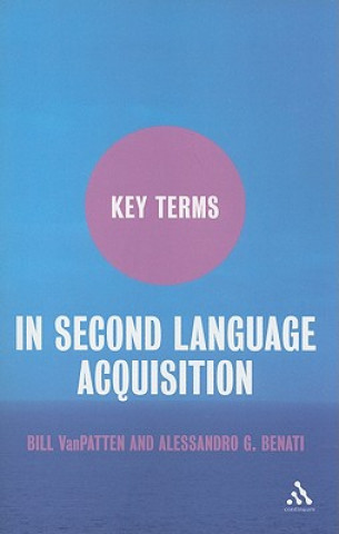 Carte Key Terms in Second Language Acquisition Bill VanPatten