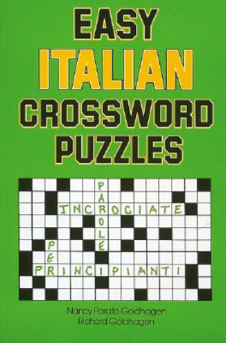 Kniha Easy Italian Crossword Puzzles Richard Goldhagen