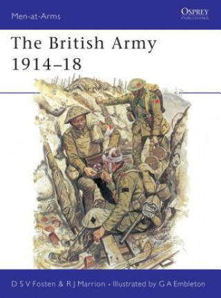 Könyv British Army, 1914-18 D S V Fosten
