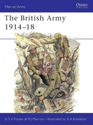 Kniha British Army, 1914-18 D S V Fosten