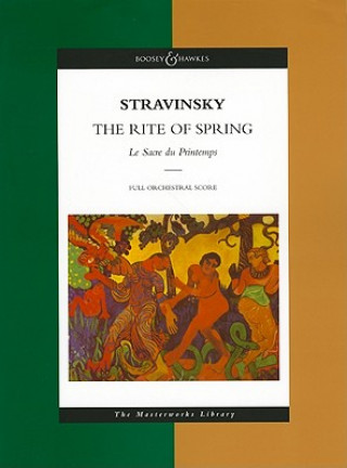 Knjiga Rite of Spring Igor Stravinsky