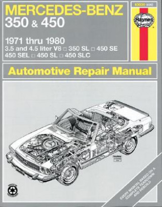 Könyv Mercedes-Benz 350 & 450 (71 - 80) J H Haynes