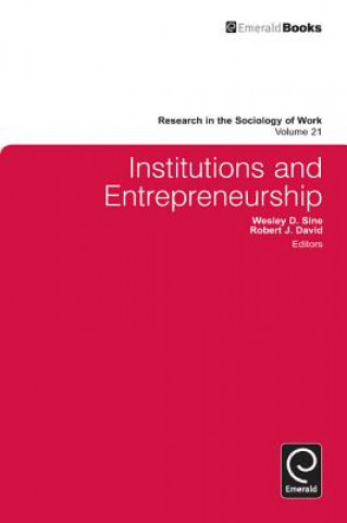 Book Institutions and Entrepreneurship Wesley D Sine