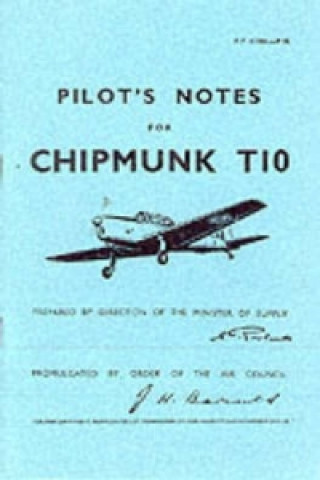 Carte Pilot's Notes for Chipmunk T10 Air Ministry