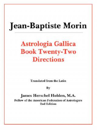 Carte Astrologia Gallica Book 22 Jean-Baptiste Morin