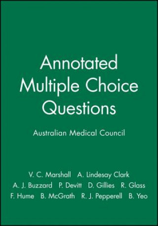 Knjiga Annotated Multiple Choice Questions Australian Medi