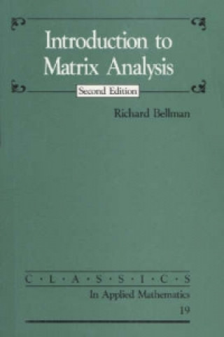 Book Introduction to Matrix Analysis Richard Bellman