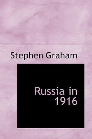 Kniha Russia in 1916 Stephen Graham