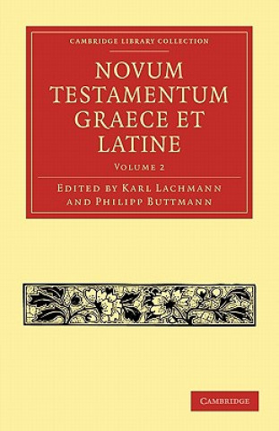 Libro Novum Testamentum Graece et Latine Karl Lachmann