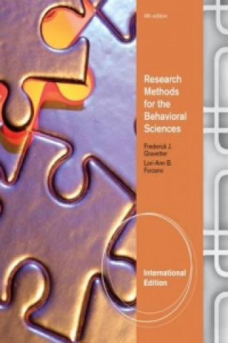 Book Research Methods for the Behavioral Sciences, International Edition Frederick Gravetter