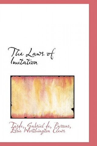 Kniha Laws of Imitation Tarde