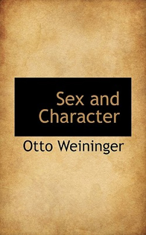 Carte Sex and Character Otto Weininger