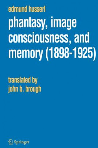 Buch Phantasy, Image Consciousness, and Memory (1898-1925) Edmund Husserl