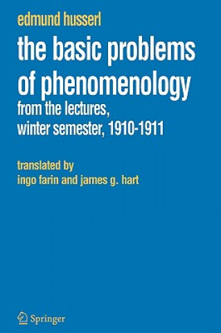 Carte Basic Problems of Phenomenology Husserl Edmund