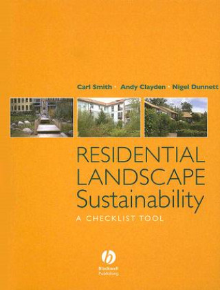 Knjiga Residential Landscape Sustainability - A Checklist Tool Carl Smith