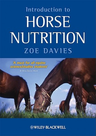 Книга Introduction to Horse Nutrition Zoe Davies