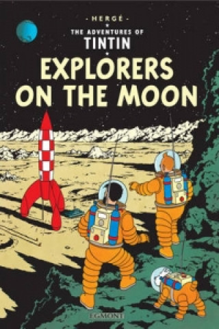Książka Explorers on the Moon Hergé