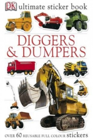 Книга Diggers & Dumpers Ultimate Sticker Book DK