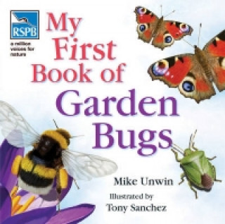 Książka RSPB My First Book of Garden Bugs Mike Unwin