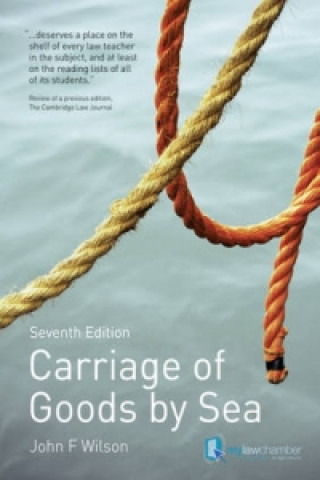 Könyv Carriage of Goods by Sea John F. Wilson