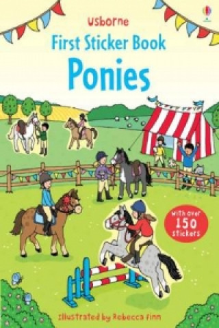 Kniha First Sticker Book Ponies Fiona Patchett
