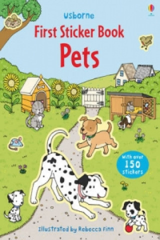 Kniha First Sticker Book Pets Jessica Greenwell