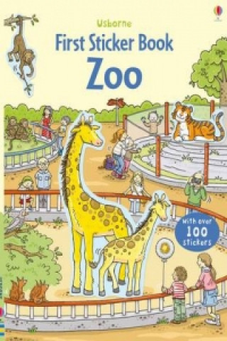 Книга First Sticker Book Zoo Cecilia Johansson